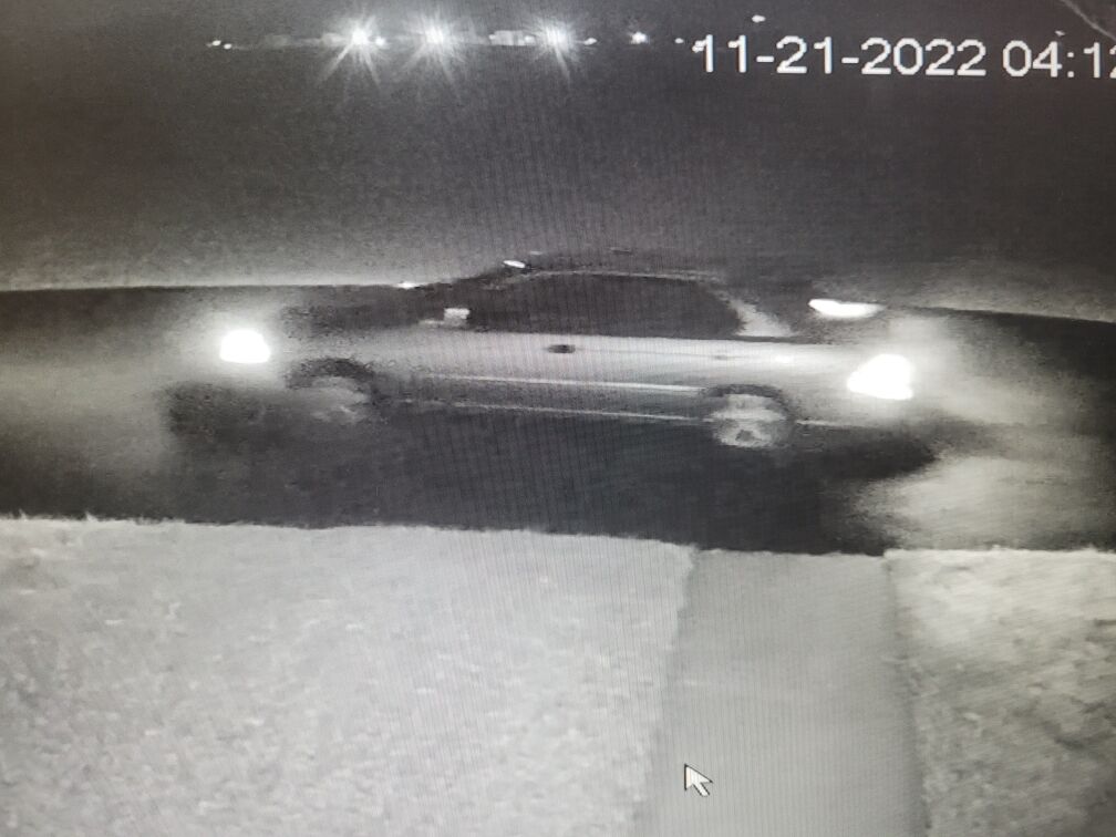 Arson suspect vehicle